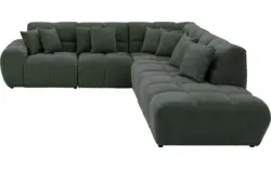 Goossens excellent hoekbank kubus groen stof - 8252752-goossens-excellent-kubus-bank-stof-groen-01 2